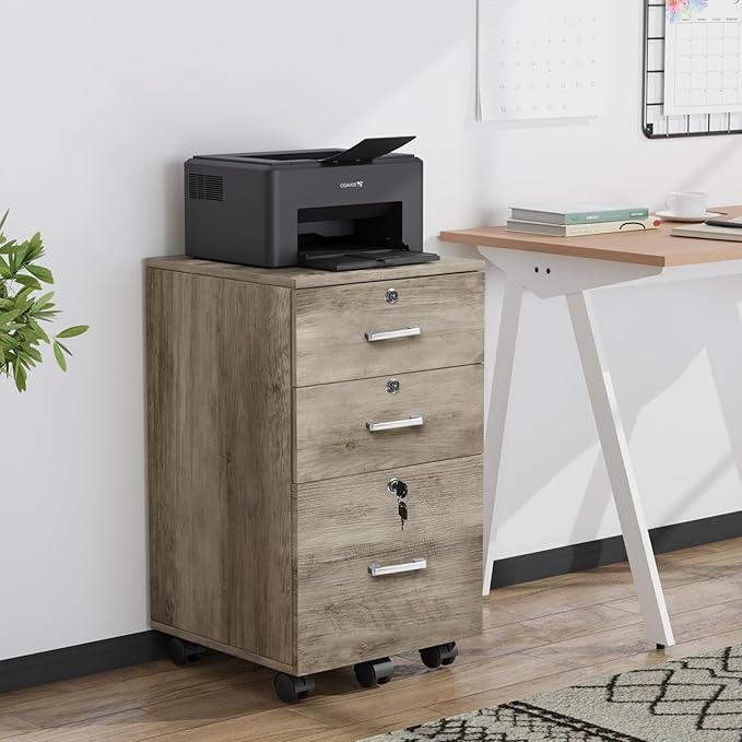 VINGLI 3-Drawer File Cabinet - Image 2