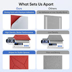UNECHO 12 Pack 12" X 12" X 0.4" Acoustic Panels - Image 4