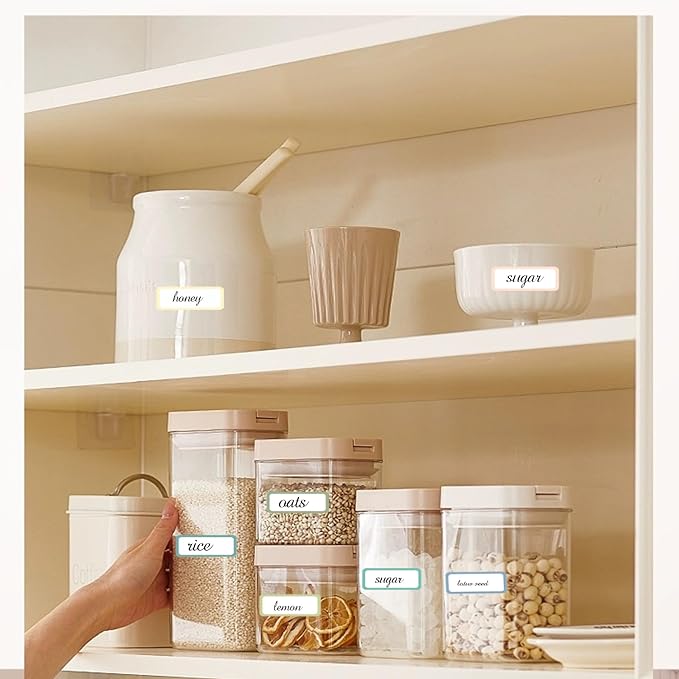 STARLIBOO Removable Labels, Removable Colored Labels Stickers, Self-Adhesive - Image 6