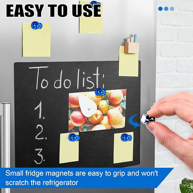 LOVIMAG Fridge Magnets 20Pcs Refrigerator Whiteboard Small Strong Magnet - Image 6