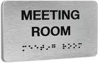 Meeting Room Signs for Business and Office Sign, ADA Signs by Flyangle