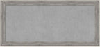 Amanti Art Grey Framed Magnetic Board 25x53 Oversize Vision Board by AmantiArt