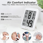 TXL Large Digital Hygrometer Indoor Thermometer - Image 7