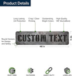 Custom Sign, Custom Street Sign, 11 Font Colors, 13 Font Styles, 4 Hole Options - Image 6
