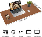 Leather Desk pad Protector, Large Desk mat - Image 2
