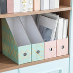 PerKoop 6 Pcs Magazine File Holder Foldable Decorative Cardboard File Folders 6 - Image 3