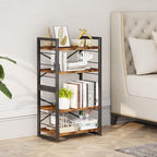 Homeiju Bookshelf, Dorm Desk Hutch, Desk Shelf Organizer, 4 Tier Stackable - Image 7