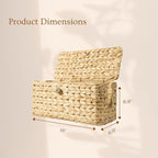 BINH YEN HOME Wicker Cable Management Box - Image 2