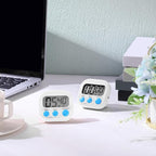 Weewooday 12 Pcs Digital Kitchen Magnetic Timer Bulk Classroom Count up - Image 7