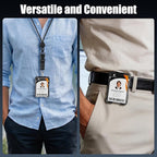 Oaridey Retractable Badge Holders, Magnetic Retractable Keychain - Image 8