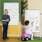 Rolling Whiteboard on Wheels, 32x48 Inches Double-Sided Magnetic Dry Erase Board - Image 3