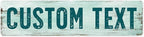 Custom Sign, Custom Street Sign, 11 Font Colors, 13 Font Styles, 4 Hole Options by MySignCenter