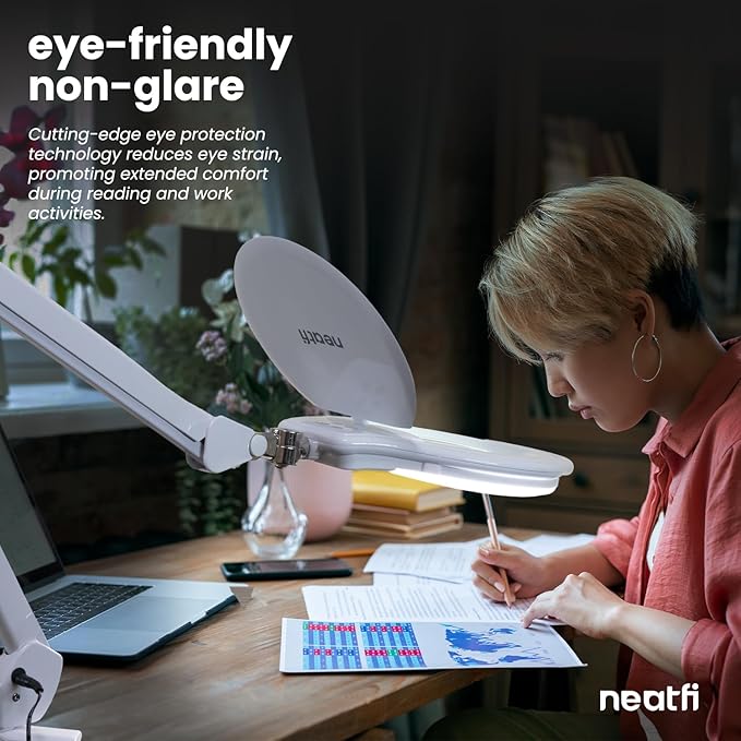 Neatfi Elite XL HD Super LED Magnifying Lamp, 3 Diopter - Image 5