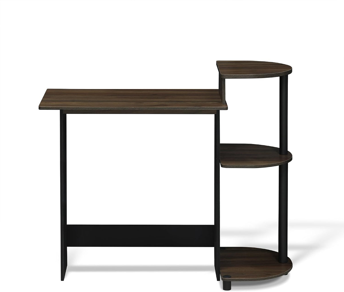 Furinno COMPACT Desk, 28.5" Wide Gaming Desk with Shelves, Computer Desk...