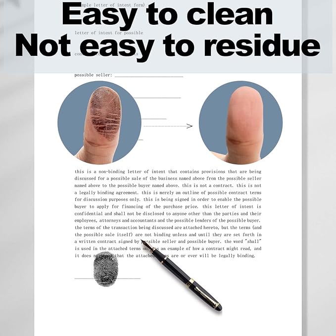 Fingerprint Ink Pad 5 Pack Thumbprint Ink Pad - Image 4