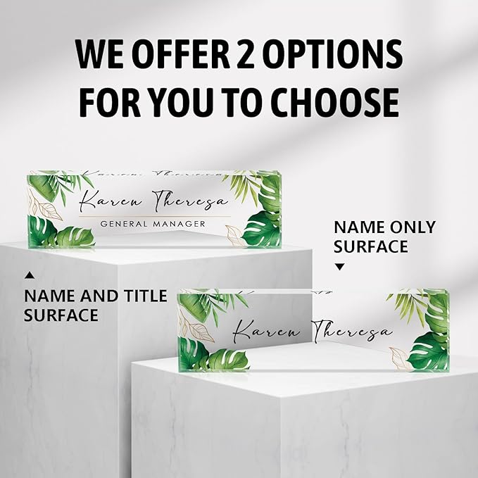 Custom Office Name Plate, Personalized Gifts - Image 6