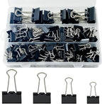 170 Pcs Binder Clips Assorted Sizes, Small Binder Paper Clips by Unknown