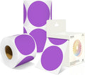 3 Inch Round Colored Dot Stickers, 4 Rolls in Dispenser Box by Unknown