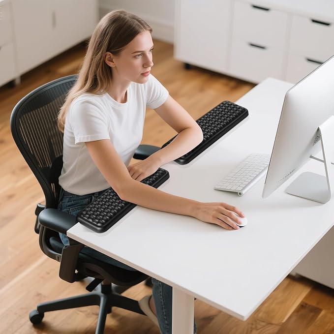 L-Shaped Desk EdgeRest, 2-Piece Set, Desk Elbow Pad, Ergonomic Design, Suitable - Image 3