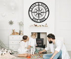 Custom Anchor Compass Metal Sign, Personalized Coordinates Sign, Custom - Image 4