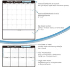 Magnetic Dry Erase Monthly Calendar Set - Image 5