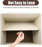 Large 17" 42 Quarts Collapsible Stackable Storage Bins - Image 4