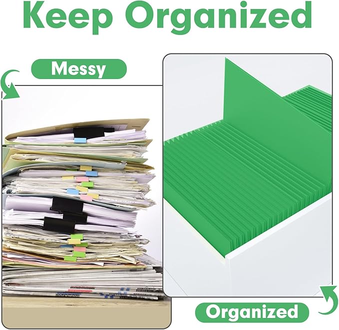Two Pocket Folders, PANDRI 30 Pack 2 Pocket Folders, Letter Size Paper File - Image 3