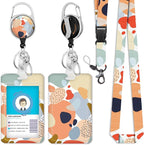 ID Badge Holder with Breakaway Lanyard, Retractable Badge Reel Heavy Duty by Giancomics