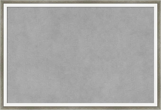 Amanti Art Silver Framed Magnetic Board 13x19 Small Vision Board by AmantiArt
