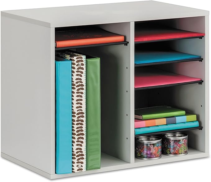 Safco Literature Organizer, 12 Compartments, Office and Classroom Mailbox - Image 10