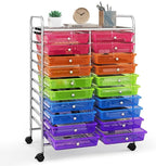 Happygrill 20-Drawer Organizer Cart Tools, Mobile Utility Storage Cart by HAPPYGRILL