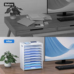 OUTWOLF 10 Tier Paper Organizer - Image 6