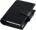 Moterm Pocket Versa - Pocket Size Binder Planner and Wallet Combo (Pebble-Black, 19mm Ring)