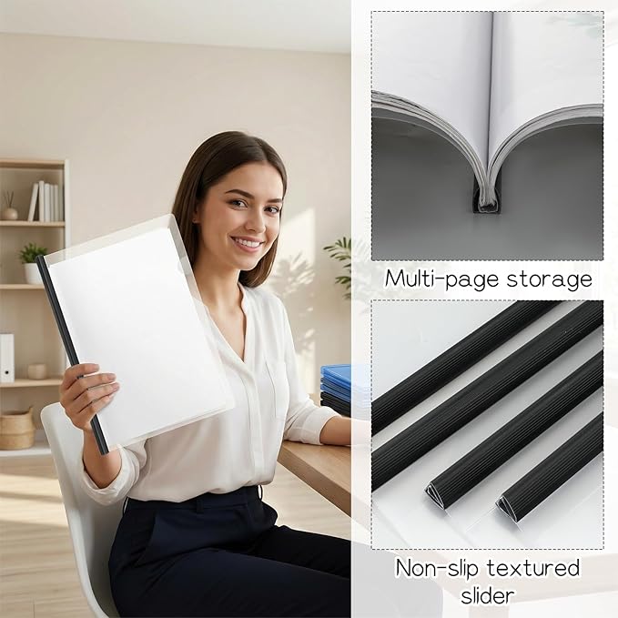 100 Pack Clear Report Covers - Image 7