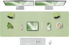 Bloss 47.2" x 16.9" Large Desk Mat, Leather Mouse Keyboard Pad, Non-Slip by Bloss