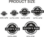 Personalized Bar Sign | Custom Metal Wall Art Decor - Image 5
