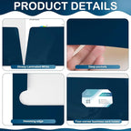 Yeaqee 100 Pack 2 Pockets Glossy Laminated Paper Folder First Day of School - Image 3