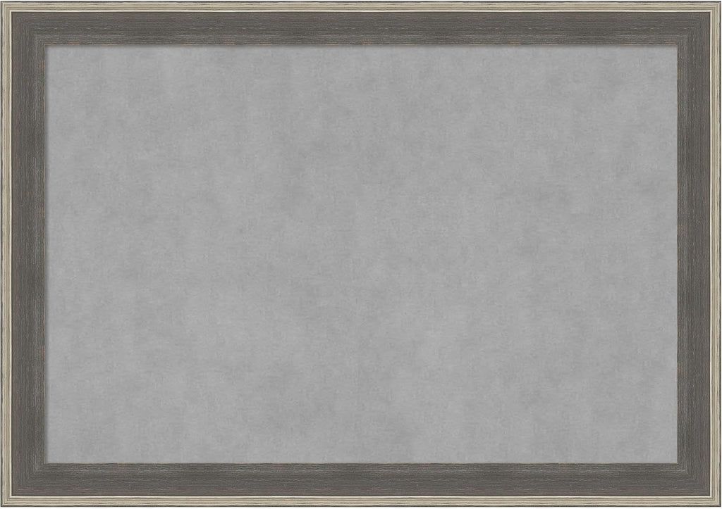 Amanti Art Grey Framed Magnetic Board 29x41 Large Vision Board