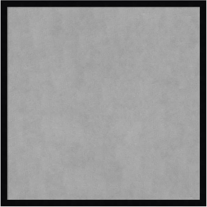 Amanti Art Black Framed Magnetic Board 25x25 Medium Vision Board by AmantiArt