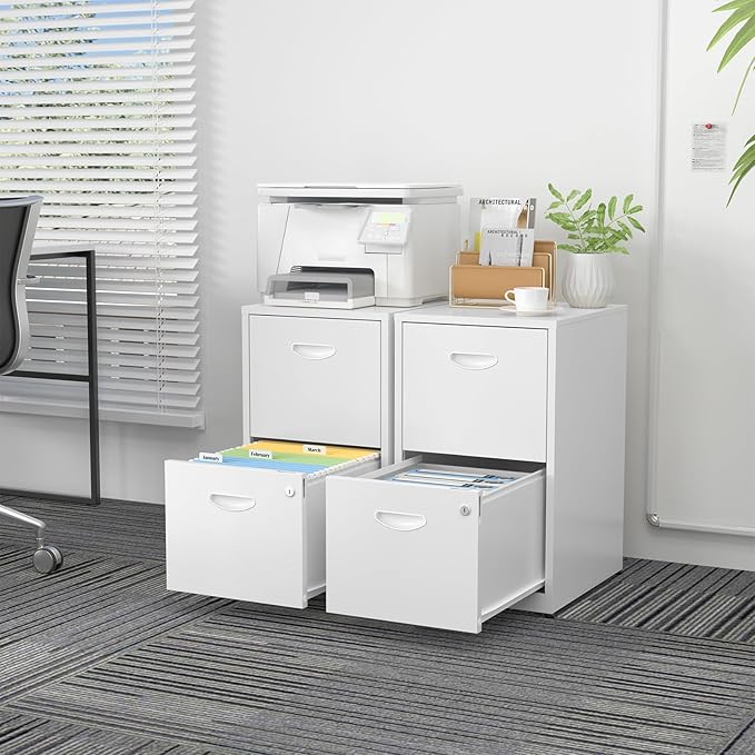 SteeLoong 2 Drawer File Cabinet - Image 4