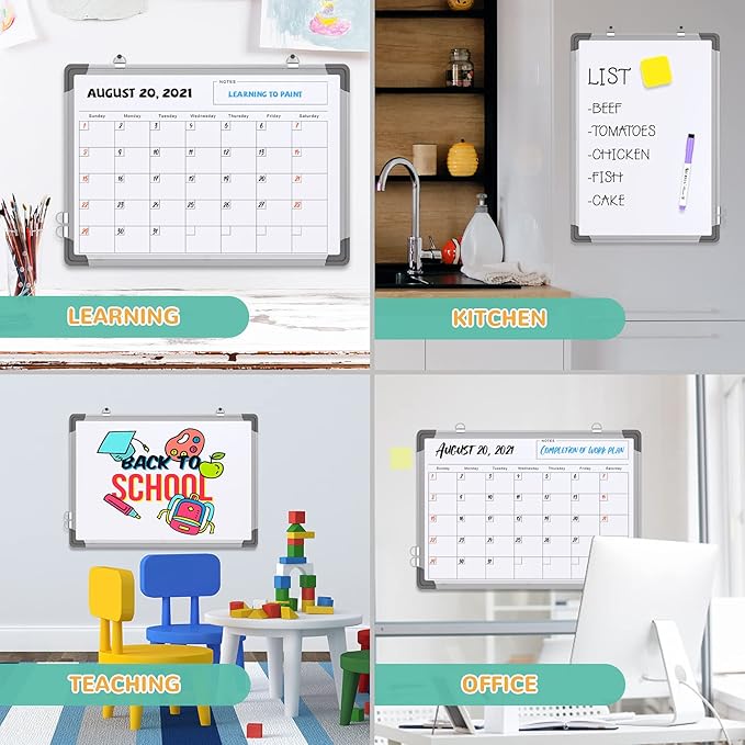 Small Monthly Calendar Dry Erase Whiteboard - Image 3