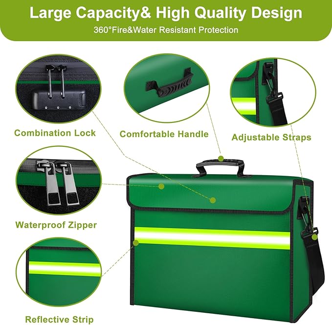 6500°F Fireproof Document Bag - Image 5