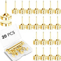 E BAVITE 20 Set Magnetic Push Pins, Flat Push Pin, Magnetic Thumb Tacks by EBAVITE