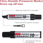 AojSup 20 Pack Jumbo Size Permanent Markers Bulk Permanent Markers Set Chisel - Image 3