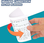 Chell Extra Heavyweight Ruled Index Cards 4x6 Inch, No Bleed-Through, Ruled - Image 4