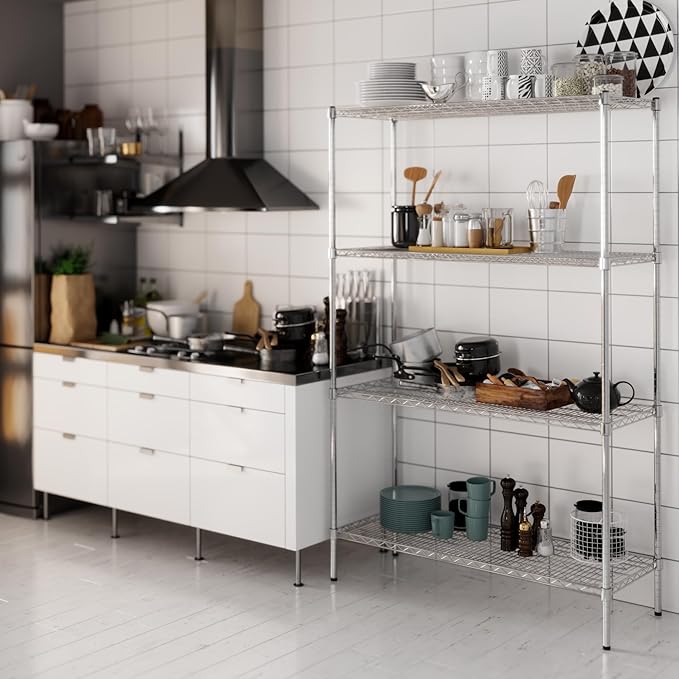Regal Altair 18" Deep x 48" Wide x 74" Height Wire Shelving Kit | 4-Tier | NSF - Image 7