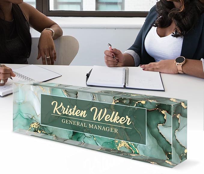 Custom Name Plate for Desk, Desk Name Plate Personalized, Office Decor for - Image 7