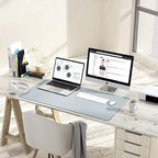 YSAGi Non-Slip Leather Desk Pad, Waterproof Laptop Computer Desk Keyboard Mat - Image 2