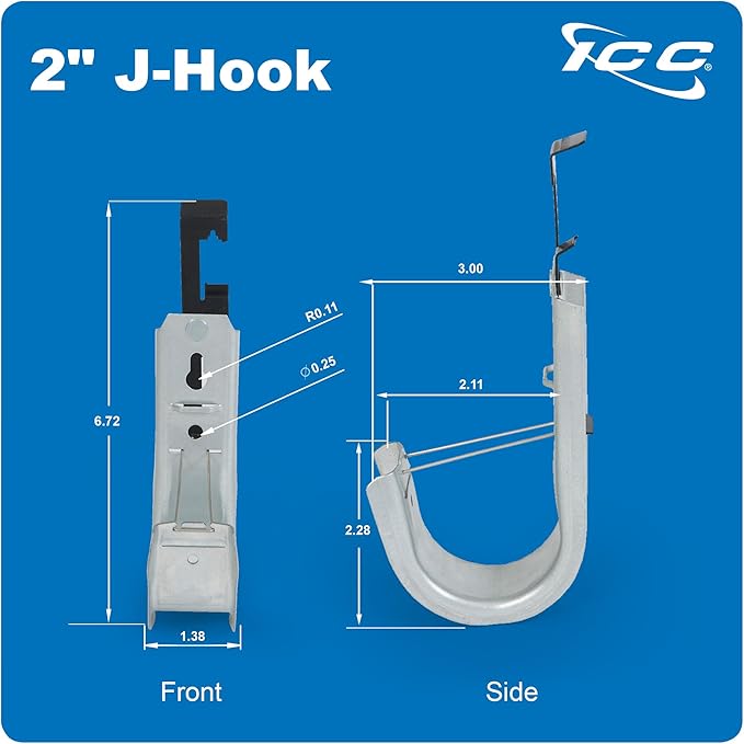 ICC Batwing J Hook 2” with Retainer Clip - Image 9