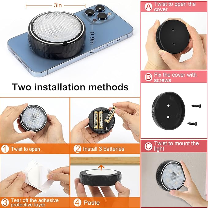 Battery Operated Puck Lights - Image 4